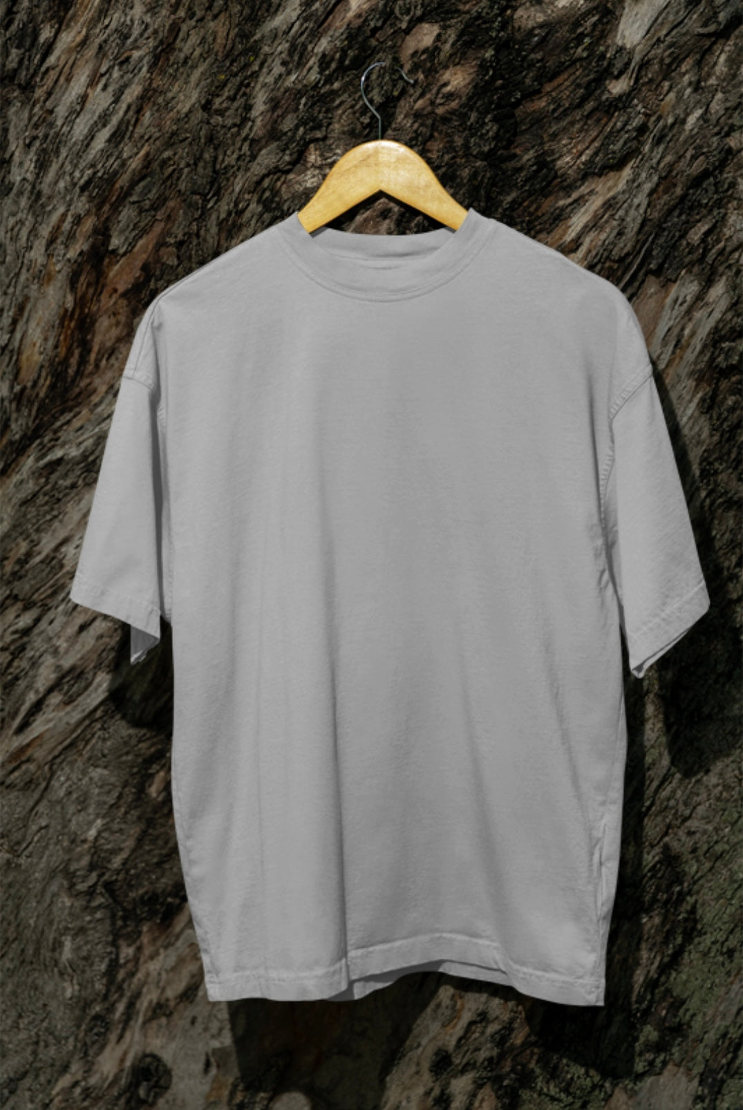 Grey color solid Five sleeve tees